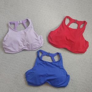 Athleta Maldives High Neck Swim Bikini Top 34d/DD